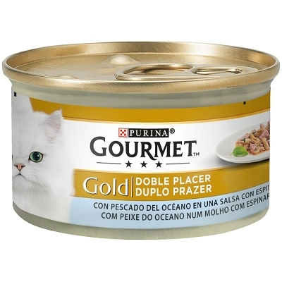 GOURMET GOLD PESC.OCEANO ESPINACA 85G