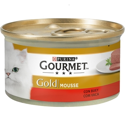 GOURMET GOLD MOUSSE BUEY 85G