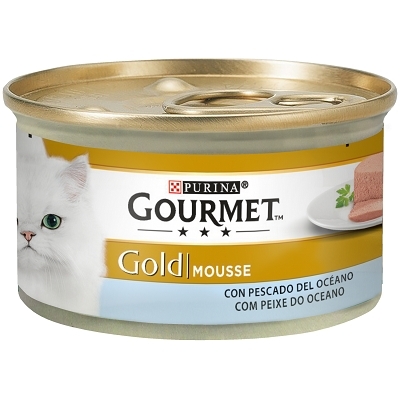 GOURMET GOLD MOUSSE PESCADO OCEANO 85G